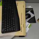 seenda Wireless Bluetooth Keyboard and Mouse Combo, COE200 Ergonomic Wireless Keyboard Mouse with Wrist Rest, Multi-Device Connection, Full-Size, Compatible for Computer/Laptop/Mac/MacBook, Black