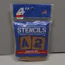 Pro Art Oil Board Stencil Set 4" for Painting on Wood, Canvas, Paper, Fabric, Wall and Tile, Reusable DIY Art and Craft Stencils for Painting, 6"x6" Inches