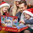 Christmas Advent Calendar 2025 with 4 Cute Jumbo and 20 Mochi Squishy Assorted Toys, 24 Days Countdown Calendar, Xmas Stocking Stuffers Gifts for Thanksgiving Boys Girls Christmas Party Favor