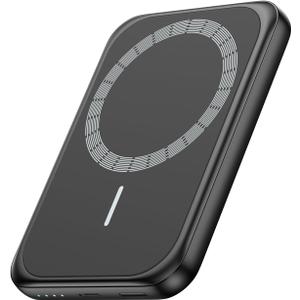 Magnetic Portable Charger 10000mAh for iPhone 15W Slim Wireless Power Bank with USB-C Cable - 20W Fast Charging PD QC 3.0 Battery Pack for iPhone 17 16/15/14/13/12 Series