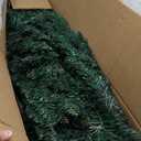 8Ft PVC Artificial Pencil Christmas Tree Slim Stand Green