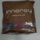 INNERSY Period Underwear for Women Teens Leak-Proof Menstrual Cotton Protective Hipster Panties 3-Pack (Large, Light Flow (Dark Vintage))