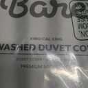 Bare Home Microfiber Duvet Cover Set - Ultra Soft Washed Microfiber - King/California King - Linen-Like Look - Easy Care - Breathable Fabric - Our Softest Duvet Cover Set (King/Cal King, Dusty Rose) (12 - Dusty Rose (No Comforter))