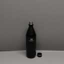 STANLEY All Day Slim Bottle 20-34 OZ | Twist off Lid with Leakproof Seal | Slim Design for Travel & Gym | Insulated Stainless Steel | BPA-Free (Black Gloss)