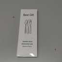 Gold Dinner Fork Set, Seeshine 7.8-inch Stainless Steel Shiny Gold Metal Table Fork Silverware, Set of 6