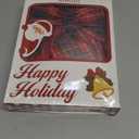 AIMUDI Christmas Bows for Gift Wrapping 69'' Red and White Plaid Bows for Christmas Tree Wreath Bows with Wire Edge Premade Bows for Craft Present Indoor Holiday Christmas Decorations, 10 Packs