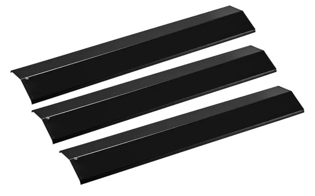 Heat Plates Replacement Parts for Oklahoma Joes Grill Parts Combo Gas Charcoal Smoker Heat Tents 1767054 Porcelain Heat Shields Burner Cover Longhorn 5 Burner Smoker Accessories
