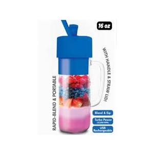 HY-IMPACT 3597 BETTER BLENDER PERSONAL WITH HANDLE AND STRAW - 16OZ USB RECHARGEABLE