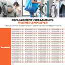 2 Pack DC97-18058C Laundry Appliance Control Knob by Beaquicy - Replace DC97-18058A, DC97-18058B, DC67-00680A, AP6002623, PS11735268, EAP11735268