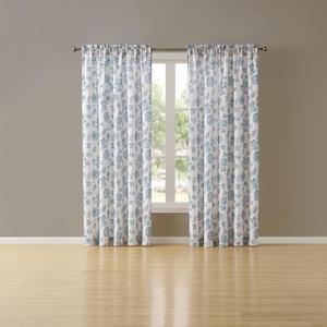 Colette Rod Pocket Panel (52"W x 63"L (Pack of 1), Denim)