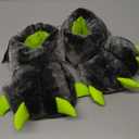 Unisex Animal Paw Slipper for Men, Women, Boys, Girls, Winter Plush Home Slippers with Non-Slip Sole, Cosplay, Size 1/2