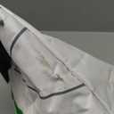 Halloween Trick or Treat Candy Bags LED Light Up Pumpkin Bucket, Collapsible Reusable Candy Basket, Fabric Tote Gift Goody Bags for Kids Halloween Party (White)