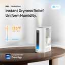 DREO 6L Humidifiers for Bedroom, Smart Warm & Cool Mist for Large Room, 60Hr Quiet Runtime for Baby, Plant, Humidity Sensor, Indicator Light, 12H Timer, Google/Alexa, Grey