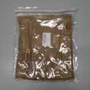 Adults Knit Thermal Neck Warmer Gaiter | Windproof Fleece-Lined Face Mask | Unisex Winter Scarf for Work & Ski Gear (Brown)