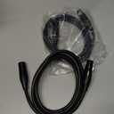 Cable Matters 2-Pack Premium XLR to XLR Cables - 6ft, Male to Female Microphone Cable, Oxygen-Free Copper (OFC) Mic Cord, Black