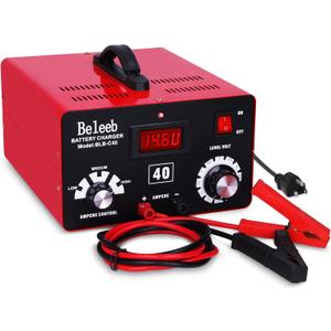 C40 Adjustable Battery Charger 12V 24V 36V 48V 60V 72V, 16A Pulses of High-Voltage Battery Desulfator Maintainer with Smart Chip for Lead-Acid LiFePO4 Lithium Batteries BLB-C40