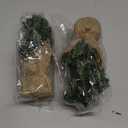 Yinder Tabletop 6 Pcs Mini Christmas Tree 7.87 Inch Artificial Mini Xmas Miniature Pine Christmas Tree with Linen Base for Xmas Holiday Decorations Indoor Home Kitchen Dining Table