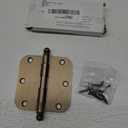 Nostalgic Warehouse Ball-Tip Residential Door Hinge with Radius Corner