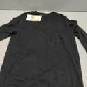 Arach&Cloz Women's Wool Blend Classic Crew Neck Casual Fall Sweaters (Black, S)