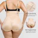 SHAPELLX Shapewear Panties Body Shaper Tummy Control High Waisted Body Shaper for Women Panties (Small Beige)