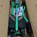 Swing Scooter for Kids, 3 Wheels Foldable Wiggle Kick Scooter Push Drifting with 4 Adjustable Handlebar & 2 Rear LED Wheel for Boys and Girls Ages 3-8 (Green)