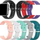 RuenTech Compatible with Tensky IDW28/IDW19/ID208 Plus Smart Watch Bands, 22mm Replacement Flexible Silicone Bands for ID208 Plus BT Smartwatch (NOT for ID208BT)