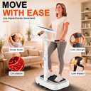 Vibration Plate with Handles for Lymphatic Drainage, Low-Impact Workouts