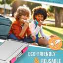 My Vesperbox - Stainless Steel Bento Lunch Box for Kids & Adults  3-Compartment Leakproof Lunch Container, Eco-Friendly, Dishwasher Safe, Perfect for Healthy School & Work Meals (Purple)