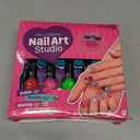 Nail Art Studio for Girls - Birthday Gift - Nail Polish Kit for Kids Ages 7-12 Years Old - Girl Gifts Ideas - Gift Set - Girly Stuff - Polish, Pens, Glitter, Stickers, Gems, Filer - 8 9 10 11 12 Year