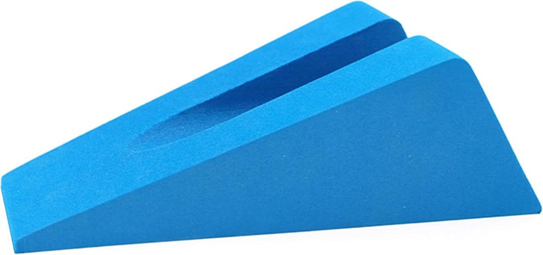 Mobilization Wedge, Non-Slip Silicone Triangle Pillow for Spine and Extremity Mobilization, Sturdy Support for Spinal Pain Relief, Rehabilitation Tool, 7.9 x 4.1 x 2 Inch