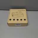 250W Conversion Plug, International Travel Converter with 4 USB Ports, lowering 220V to 110V for 100V-240V Areas and Different Countries Plugs Using US Electrical Devices (White)