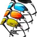 KALIYADI 4 Pack Polarized Sunglasses-Men Sports Sun-glasses: Mens Sunglasses UV Protection for Fishing Driving Cycling