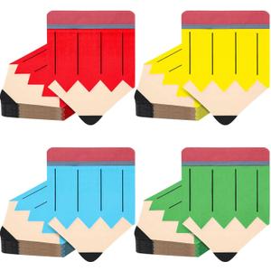 Crtiin 200 Pcs Back to School Paper Napkins Disposable Pencil Luncheon Dinner Napkins Table Decoration for First Day of School Party Supplies
