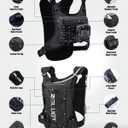 Zelvot Running Vest with 2L Water Bladder, Hydration Backpack, U.S. Design Patent, Lightweight Hydration Pack with Gear Holder, Reflective Chest Pack for Men Women for Marathon