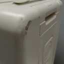 20 IN Carry On Luggage 22x14x9 Airline Approved - Front Pocket Hardside Travel Suitcase Unbreakable -with Cup Holder,Charging Port,Side Pothook, 360Spinner Wheels, TSA Lock-White