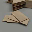 Nativity Scene Christmas Ornament, 3D Layered Holy Family LED Lights Decoration for Table/Shelves/Fireplace, Rustic Wooden Farmhouse Holiday Home Decoration (Wood Color)