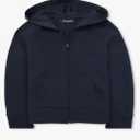The Children's Place Uniform Fleece Zip Up Hoodie Size Large, Navy 