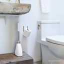 simplehuman Plunger and Toilet Brush Bundle, White