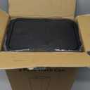 Bathroom Trash Can with Lid, 2 Pack 4 Gallons/15 Liters Garbage Can with Pop-Up Lid, Small Plastic Trash Can, Slim Trash Bin Waste Basket for Bathroom, Bedroom, Office, Living Room(Black)