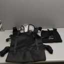 Toddler Airplane Seat Extender & Travel Bed with Neck Pillow  Baby Travel Essentials for Flying  Fits Economy Seats - todller Travel Bed - Baby Flight Bed on Lap, Baby seat Extender - Black Color