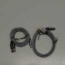 etguuds USB to USB C Cable 3ft, 2-Pack USB A to Type C Charger Cord Fast Charging for Samsung Galaxy A17 A16 A15 A26 A36 A56, S25 S24 S23 S22 S21 S20 S10 Note 20, for iPhone 17 16 15, Moto, Gray