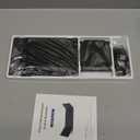 Samsers Multi-Device Foldable Bluetooth Keyboard with Touchpad, Rechargeable Dual-Mode(2.4G+BTx2) Wireless Keyboard with Holder, Portable Folding Keyboards for Android Windows iOS Mac OS - Black