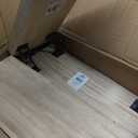 Decorative Natural Wood Rectangular Tray Serving Board with Black Metal Stand