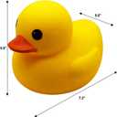 Happy Trees Duck Bath Toy Large Bath Duck Squeak Rubber Duck Baby Shower, 7 Inches