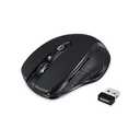 Wireless Mouse for Computer, Notebook, PC, Laptop and Mac, Cordless Computer Mouse with Mini USB 2.4GHz Receiver, Small Portable Ergonomic Mouse MR5M2509 Black