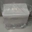 WYT Clear Storage Latch Bins, 6-Pack Storage Organizer Box with Handle and Lids, 5-Litre