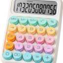 Mr. Pen- Mechanical Switch Calculator, 12Digits, Large LCD Display, Colorful Calculator Big Buttons (Pastel Harmony)