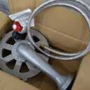 Llamaviva Portable High Pressure Propane Gas Stove with Adjustable Regulator, Heavy Duty Cast Iron Burner for Outdoor Cooking, Brewing, and Backyard BBQ(200, 000 BTU)