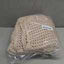 TYUU Pale Beige Bathroom Rug, Waffle Bath Mat Non Slip Washable Super Absorbent Quick Dry Boho Farmhouse Bathroom Decor, 36''x24'' Pale Beige