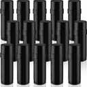 15 Pcs 60ml/2oz Plastic Deodorant Containers Empty Filling Stick Tube Deodorant Bottles for DIY Cosmetic Lotion Bar Sunscreen Lip Balm Crayon - Black